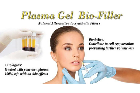 Plasma Gel Bio Filler facial rejuvenation